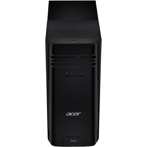 Acer - Refurbished Aspire Desktop - Intel Core i3 - 8GB Memory - 1TB Hard Drive - Black-Front_Standard 