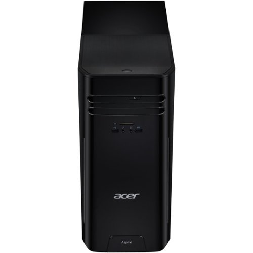 Acer - Refurbished Aspire Desktop - Intel Core i5 - 12GB Memory - 2TB Hard Drive - Black-Front_Standard 