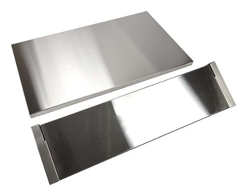 Whirlpool - Backguard with Shelf for Ranges and Cooktops - Stainless steel
