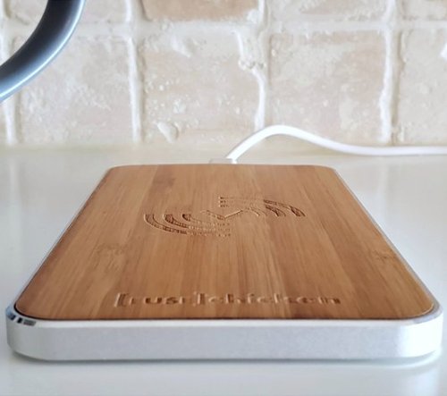 Fuse Chicken Gravity Touch Wireless Charging Base - Silver/Brown BUY IN DUBAI