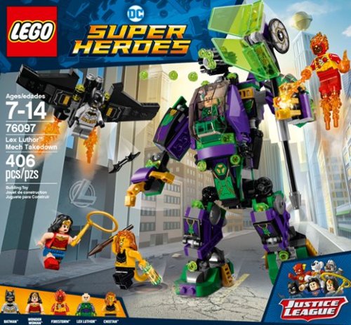  LEGO - DC Comics Super Heroes: Justice League Lex Luthor Mech Takedown 76097