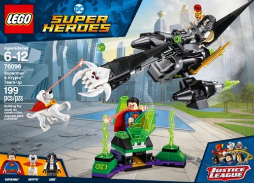 LEGO - DC Comics Super Heroes: Justice League Superman &amp; Kypto Team-Up 76096