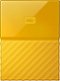 WD - My Passport 2TB External USB 3.0 Portable Hard Drive with Hardware Encryption - Yellow-Front_Standard