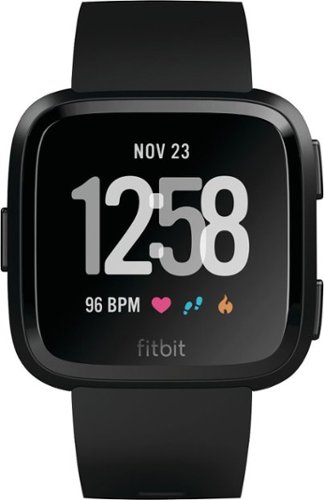  Fitbit - Versa Smartwatch - Black