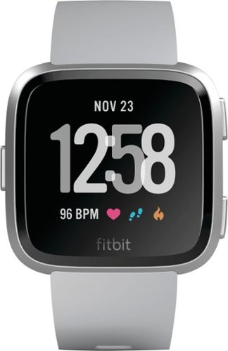  Fitbit - Versa Smartwatch - Gray/Silver