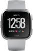 Fitbit - Versa Smartwatch - Gray/Silver-Front_Standard