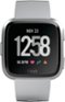 Fitbit - Versa Smartwatch - Gray/Silver-Front_Standard