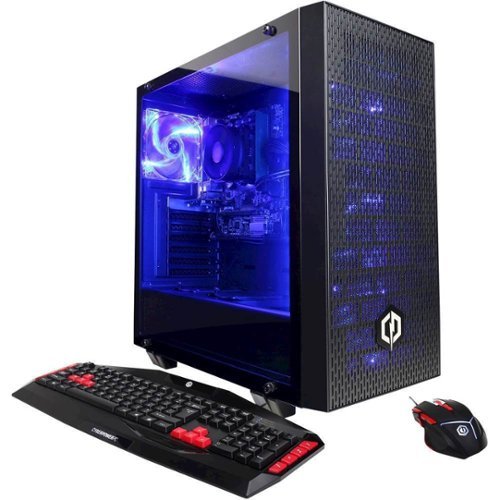 CyberPowerPC - Gamer Master Desktop - AMD Ryzen 3-Series - 8GB Memory - AMD Radeon Vega 8 - 2TB Hard Drive - Black-Front_Standard 