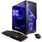 CyberPowerPC - Gamer Master Desktop - AMD Ryzen 5-Series - 8GB Memory - 1TB Hard Drive - Black-Front_Standard