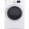 GE - 7.5 Cu. Ft. 10-Cycle Gas Dryer - White on White-Front_Standard