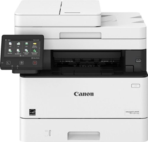 Canon - imageCLASS MF424dw Wireless Black-and- All-In-One Laser Printer - White-Front_Standard 