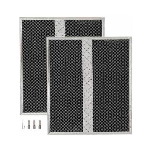 Type Xb Replacement Charcoal Filter for Select Broan Range Hoods (2-Pack) - Gray