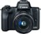 Canon - EOS M50 Mirrorless Camera with EF-M 15-45mm f/3.5-6.3 IS STM Zoom Lens - Black-Front_Standard 