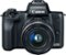 Canon - EOS M50 Mirrorless Camera with EF-M 15-45mm f/3.5-6.3 IS STM Zoom Lens - Black-Front_Standard