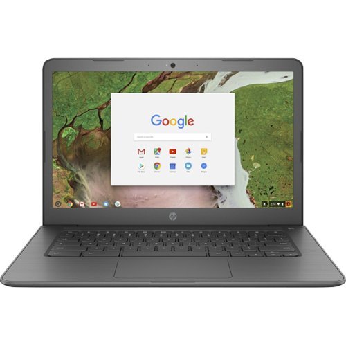 14" Chromebook - Intel Celeron - 4GB Memory - 32GB eMMC Flash Memory - HP Finish In Chalkboard Gray-Front_Standard 