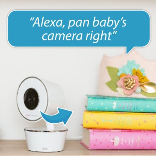 Project Nursery Smart Wi-Fi Baby Monitor Camera - White GLOBAL SHIPPING