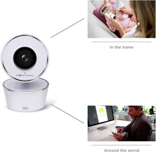 Project Nursery Smart Wi-Fi Baby Monitor Camera - White SHOP ONLINE