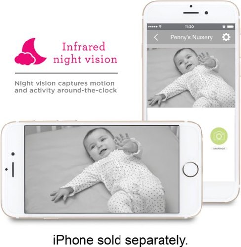 Project Nursery Smart Wi-Fi Baby Monitor Camera - White BUY IN MIDDLE EAST