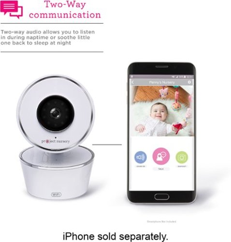 Project Nursery Smart Wi-Fi Baby Monitor Camera - White BUY IN AUSTRALIA