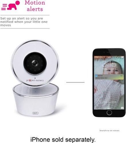 Project Nursery Smart Wi-Fi Baby Monitor Camera - White BUY IN SINGAPORE