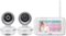 VTech - Video Baby Monitor with (2) Cameras and 4.3" Screen - White-Front_Standard