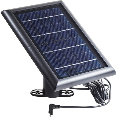  Wasserstein - Solar Panel for Arlo Pro and Go Wireless Cameras - Black