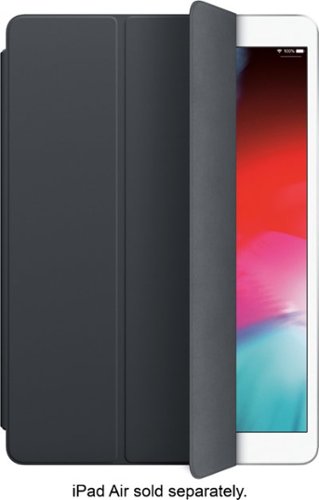 Apple - Smart Cover for Apple® 10.5" iPad® Pro and iPad® Air and 10.2 (7th Generation 2019 and 9th Generation 2021) - Charcoal Gray