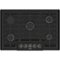 Bosch - 800 Series 30" Built-In Gas Cooktop with 4 burners - Black-Front_Standard