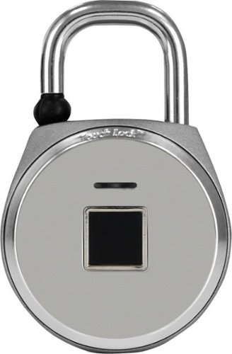  TouchLock XL Key-free Fingerprint Lock - Silver - Chrome