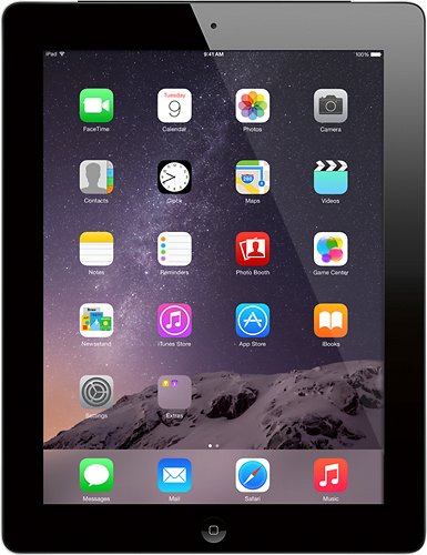  Apple - iPad® with Retina display with Wi-Fi + Cellular - 16GB - (AT&amp;T) - Black
