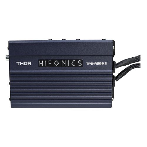 Image of Hifonics - Thor 500W Class D Digital 2-Channel MOSFET Amplifier with Variable Crossovers - Black