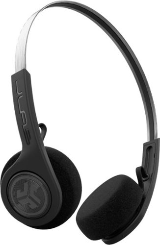 JLab Rewind Retro Wireless On-Ear Headphones - Black GLOBAL SHIPPING