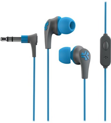  JLab - JBuds Pro Signature Wired Earbud Headphones - Gray/Blue
