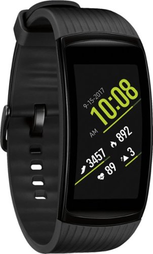  Samsung - Geek Squad Certified Refurbished Gear Fit2 Pro Fitness Watch (Large)