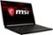 MSI - 15.6" Gaming Laptop - Intel Core i7 - 16GB Memory - NVIDIA GeForce GTX 1070 - 512GB Solid State Drive - Matte Black With Gold Diamond Cut-Angle_Standard