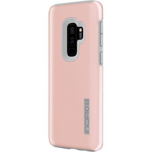 Incipio - DualPro Case for Samsung Galaxy S9+ - Gray/Iridescent Rose Quartz-Front_Standard 