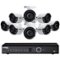 Lorex - 8-Channel, 8-Camera Indoor/Outdoor Wired 4K 2TB NVR Surveillance System-Front_Standard