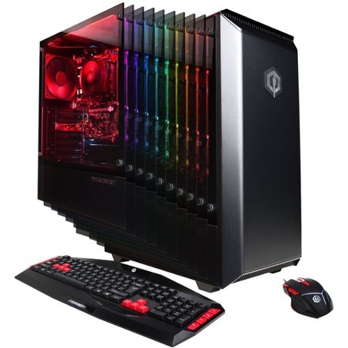 CyberPowerPC - Gamer Master Desktop - AMD Ryzen 5-Series - 8GB Memory - AMD Radeon RX Vega 11 - 2TB Hard Drive - Black-Front_Standard 