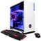 CyberPowerPC - Gamer Master Gaming Desktop - AMD Ryzen 3-Series - 8GB Memory - NVIDIA GeForce GTX 1060 - 2TB Hard Drive - White-Front_Standard