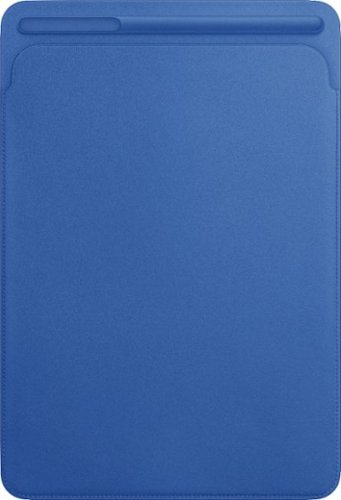 Apple - Leather Sleeve for 10.5-inch iPad Pro - Electric Blue-Front_Standard 