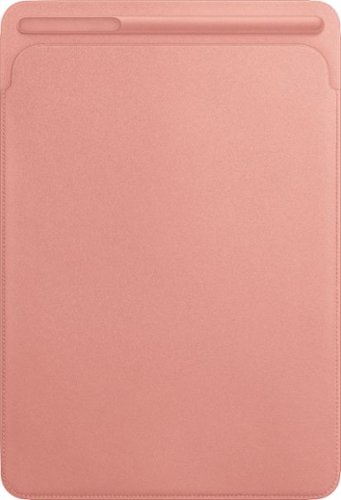 Apple - Leather Sleeve for 10.5-inch iPad Pro - Soft Pink-Front_Standard 