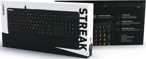 Fnatic Streak Wired Gaming Mechanical Cherry Red MX RGB Switch Keyboard with RGB Back Lighting - Black HOW TO BUY