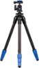 Benro - Slim 58" Carbon Fiber Tripod - Blue/Black-Angle_Standard