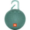 JBL - Clip 3 Portable Bluetooth Speaker - River Teal-Front_Standard