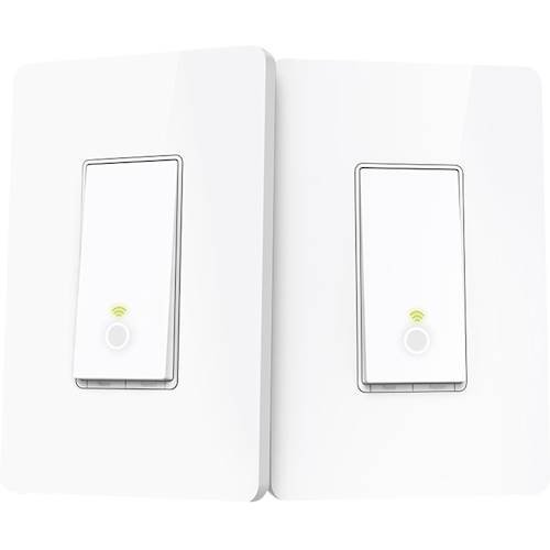  TP-Link - Kasa Wi-Fi Smart Light Switch 3-Way Kit - White