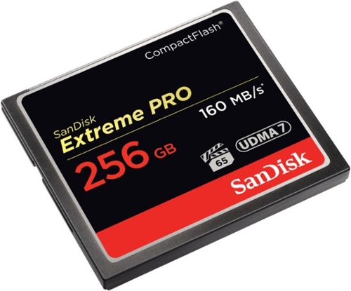 SanDisk Extreme 256GB CompactFlash (CF) Memory Card WORLDWIDE DELIVERY