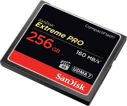 SanDisk Extreme 256GB CompactFlash (CF) Memory Card GLOBAL SHIPPING