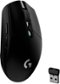 Logitech - G305 LIGHTSPEED Wireless Optical 6 Programmable Button Gaming Mouse with 12,000 DPI HERO Sensor - Black-Front_Standard 