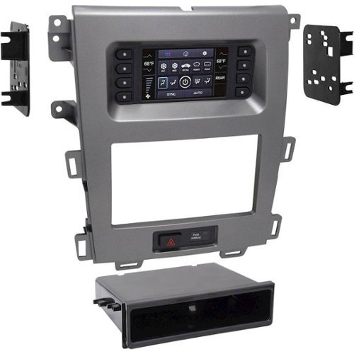 Metra Dash Kit for Select 2011-2014 Ford Edge DIN DDIN - Black WORLDWIDE DELIVERY
