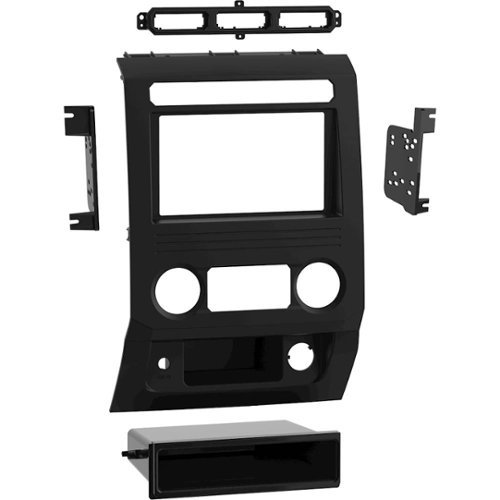 Metra - Dash Kit for Ford F-250/350/450/550 XL 2017 and Up Vehicles - Matte Black